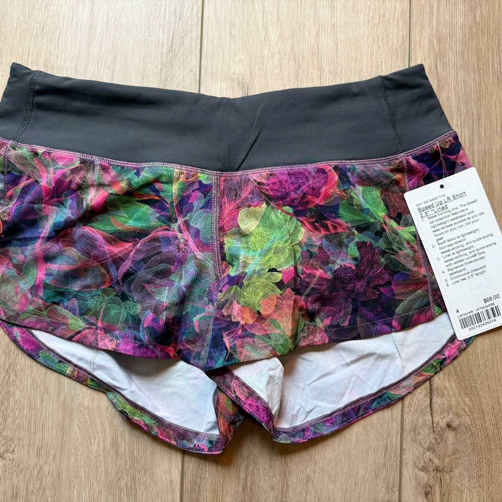 Lululemon Speed up Shorts NWT